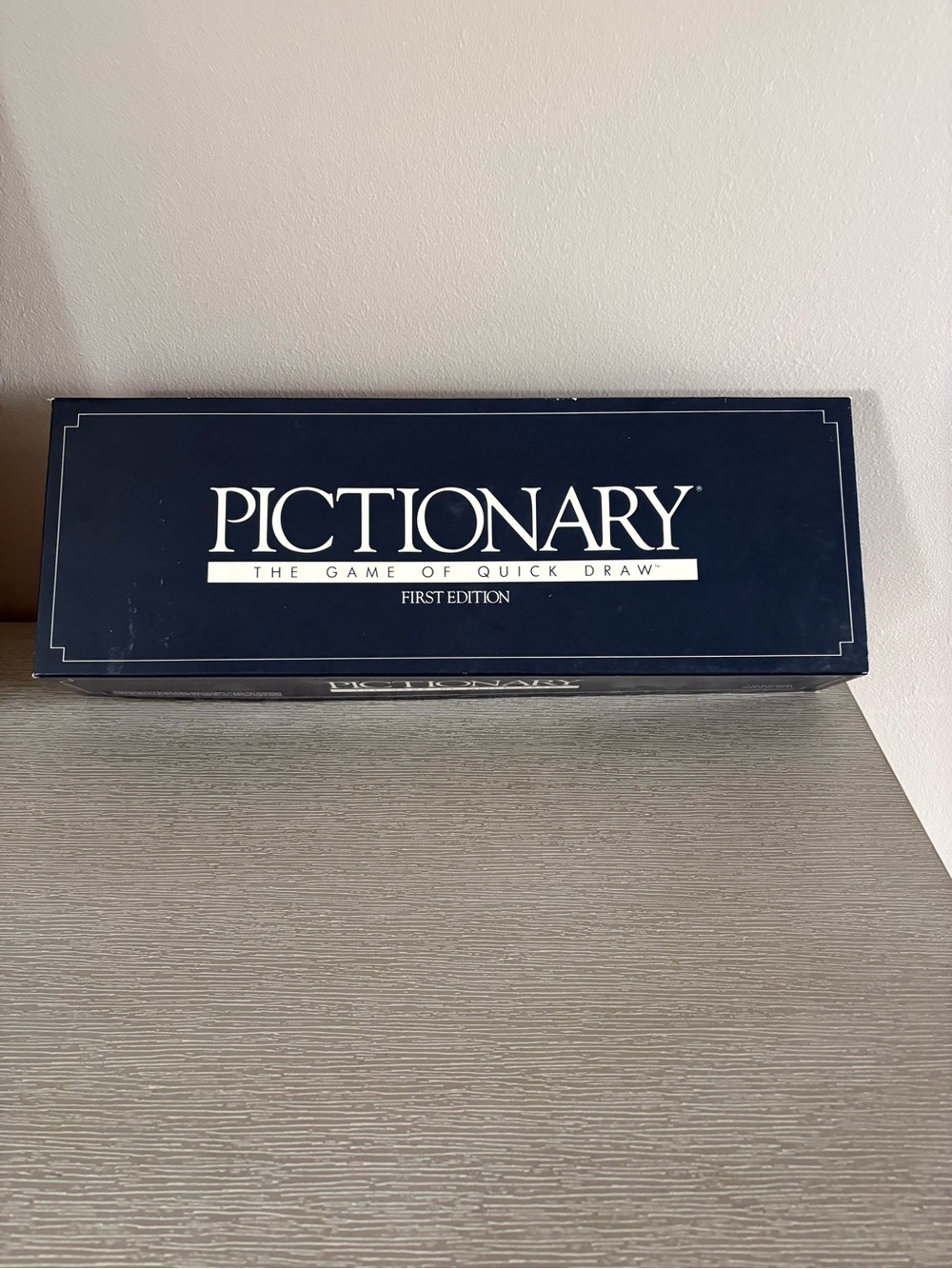 Vintage 1987 PICTIONARY First 1st Edition The Game Of Quick Draw.